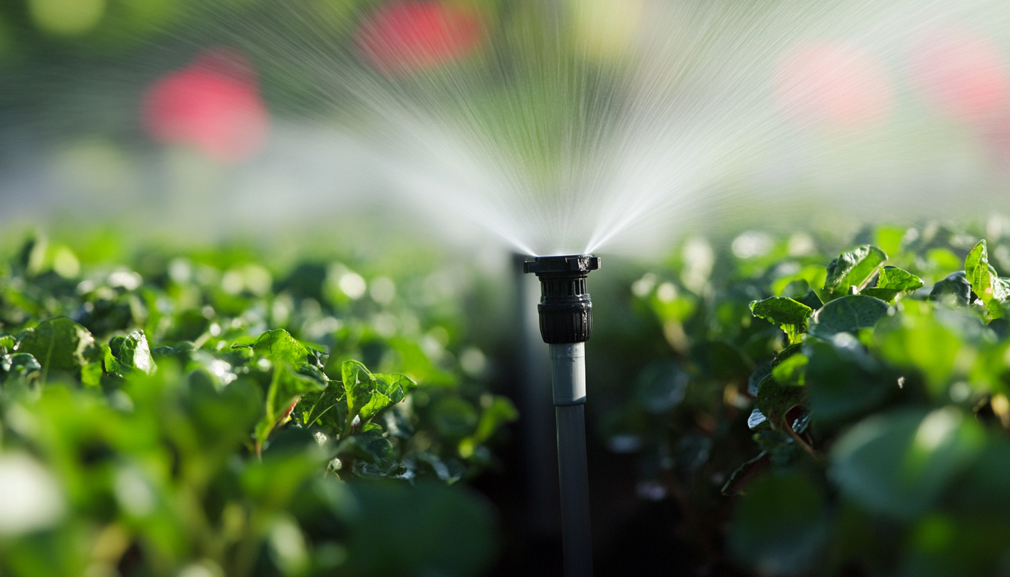 in ground lawn sprinkler system installation