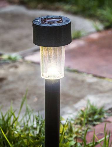Beautiful outdoor lighting - a lighting fixture to illuminate your back yard.