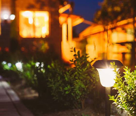 American National Sprinkler & Lighting offers landscape lighting services - garden lighting.