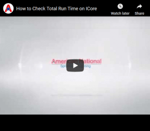 how to check runtime on icore | American National Sprinkler & Lighting