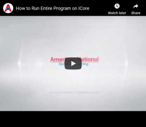 how to run entire system on icore | American National Sprinkler & Lighting