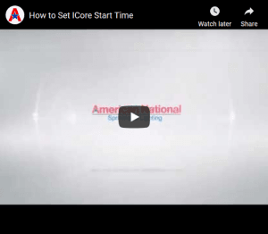 how to set icore start times | American National Sprinkler & Lighting