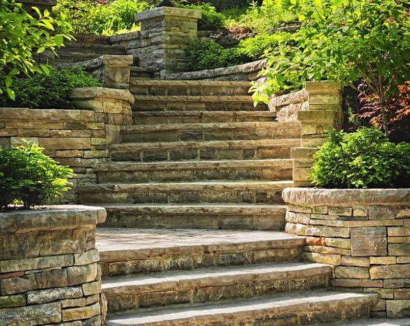 retaining wall landscape lighting