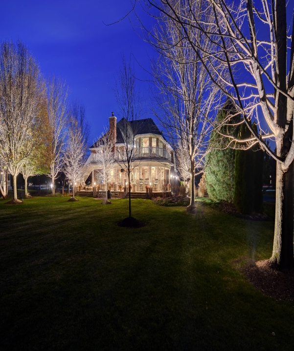 American National Sprinkler & Lighting - we offer Northfield Landscape Lighting services to illuminate your property at night and highlight it's best features.