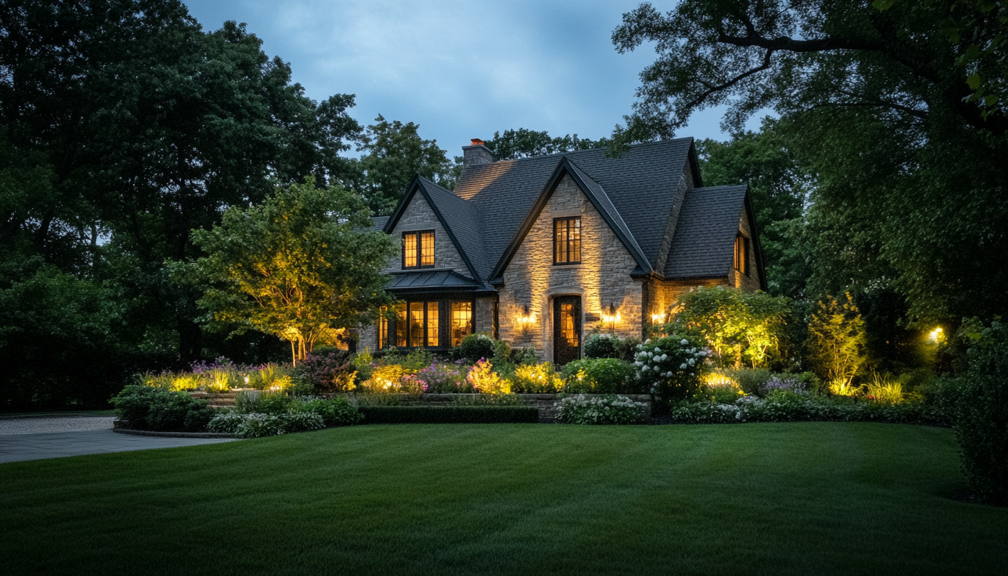 Palentine Landscape Lighting for the whole yard