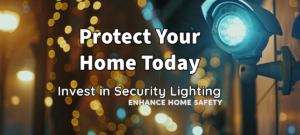 invest in security lighting to make your home safer