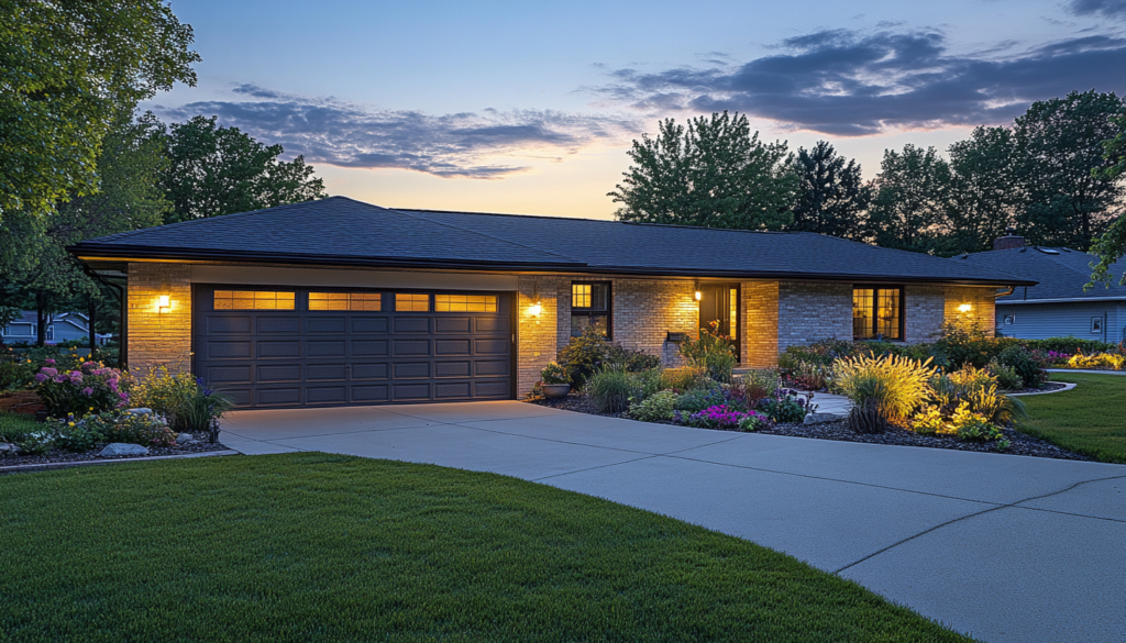 outdoor lighting for garage