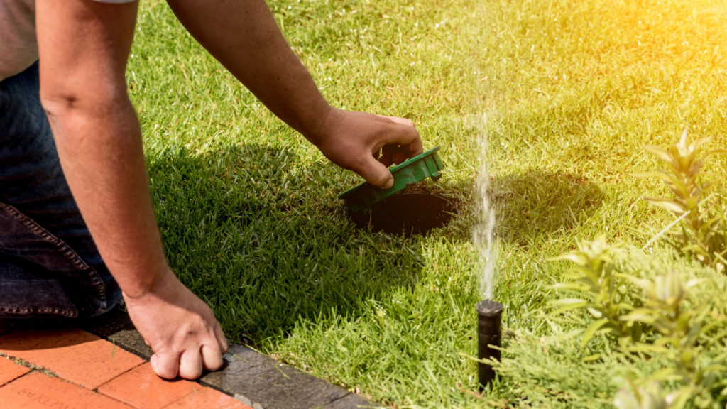 spring sprinkler system turn on